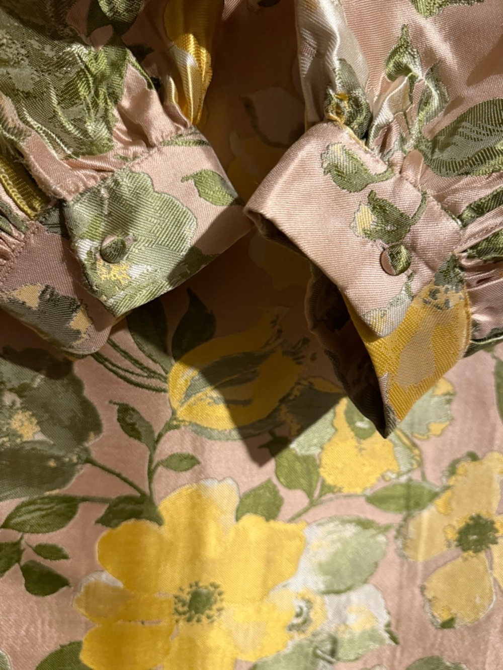 POMANDER PLACE small Daylily Jacquard Samantha Dress EUC - Picture 9 of 11